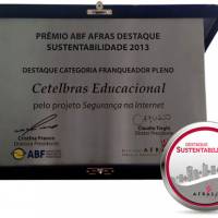 Título da Notícia 64: A Cetelbras ganha Prêmio Destaque de Sustentabilidade 2013 - Encontre franquia ou franquias entre as melhores franquias de sucesso no top franquia, para comprar franquia e abrir sua franquia.